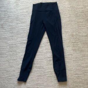 Navy lululemon leggings size 4